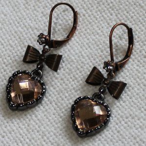 Vintage-inspired Betsey Johnson earrings